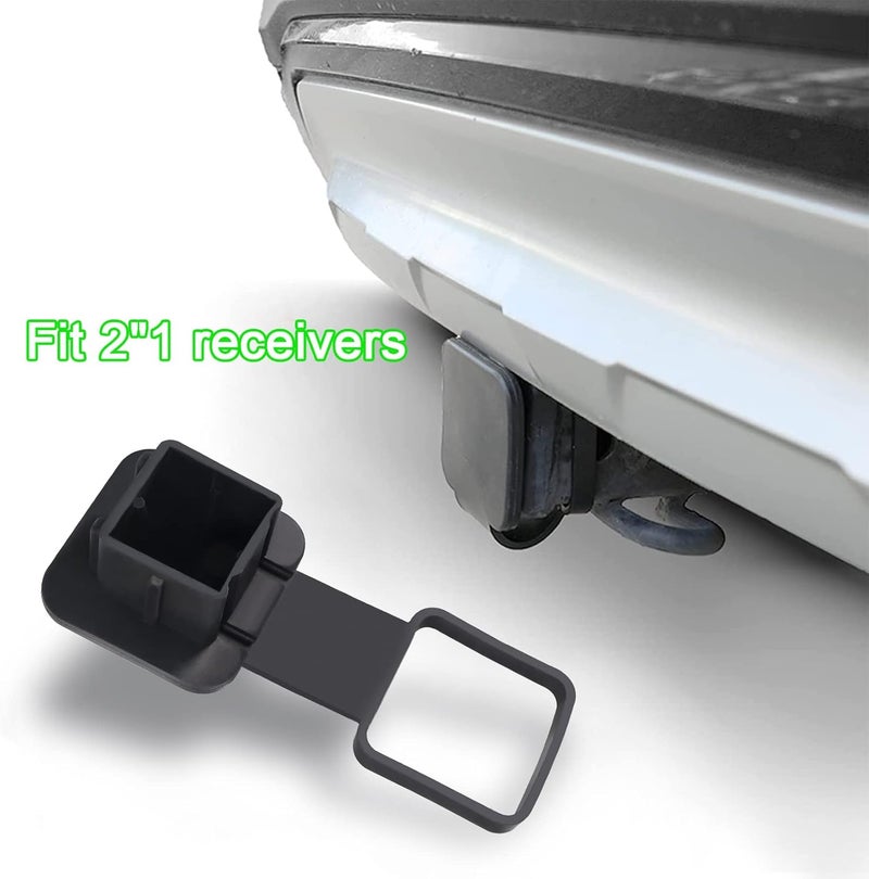 AiTrip 2 Inch Receiver Hitch Plug Insert Tube Cover for Toyota, Ford, Jeep, Chevrolet, Nissan, Dodge, Ram, Porsche, Mercedes Benz, Polaris Ranger ATV UTV - Image 4